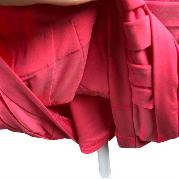 Tadashi Shoji One-Shoulder Bandage Party Cocktail Sheath Midi Dress Size Small - Picture 7 of 15